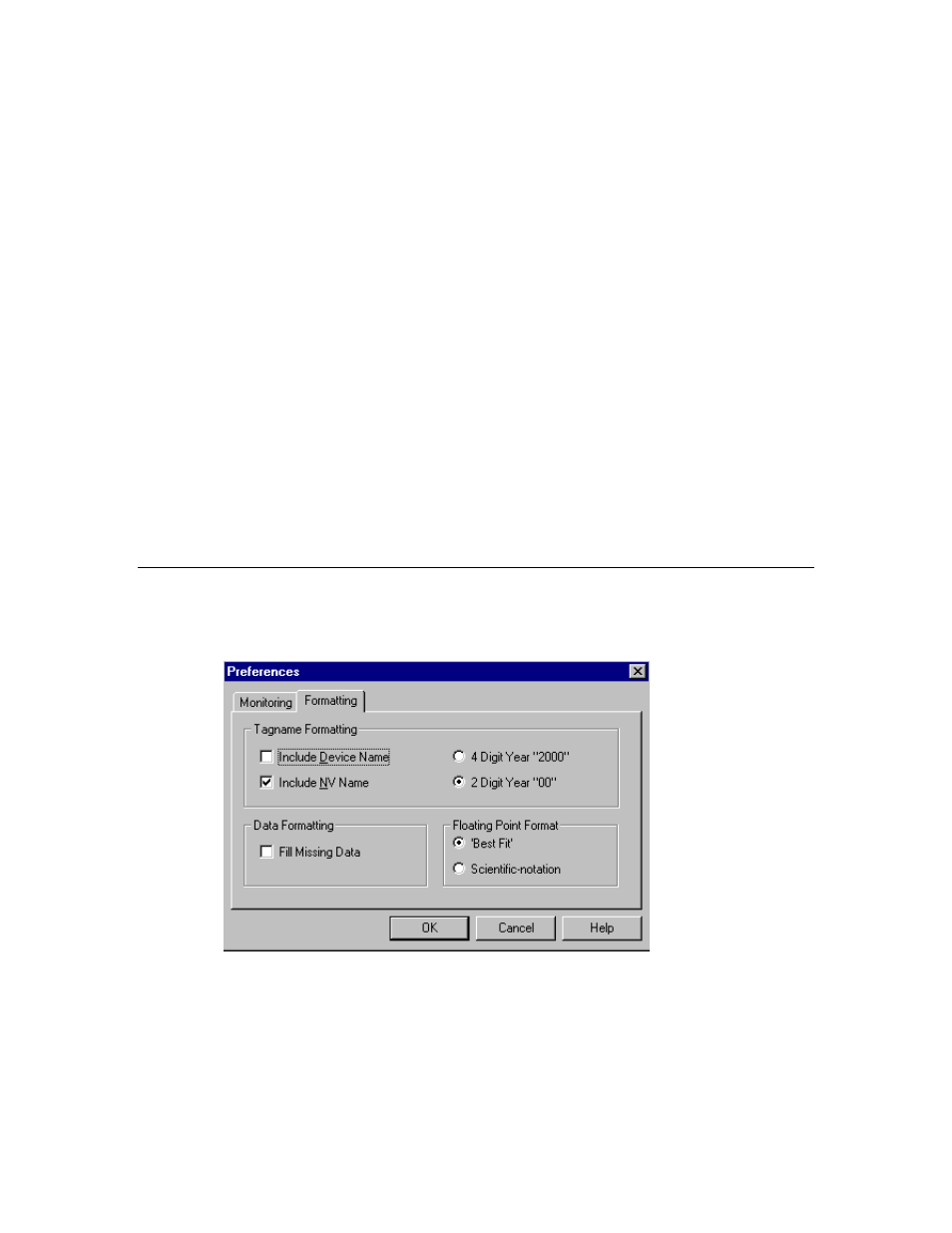 Formatting preferences | Echelon LonPoint Application and Plug-In User Manual | Page 179 / 191