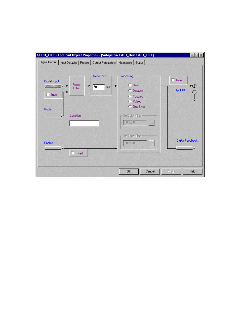 Digital output | Echelon LonPoint Application and Plug-In User Manual | Page 41 / 191