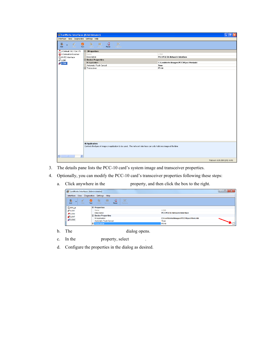 Echelon PCLTA Network Interface User Manual | Page 14 / 24