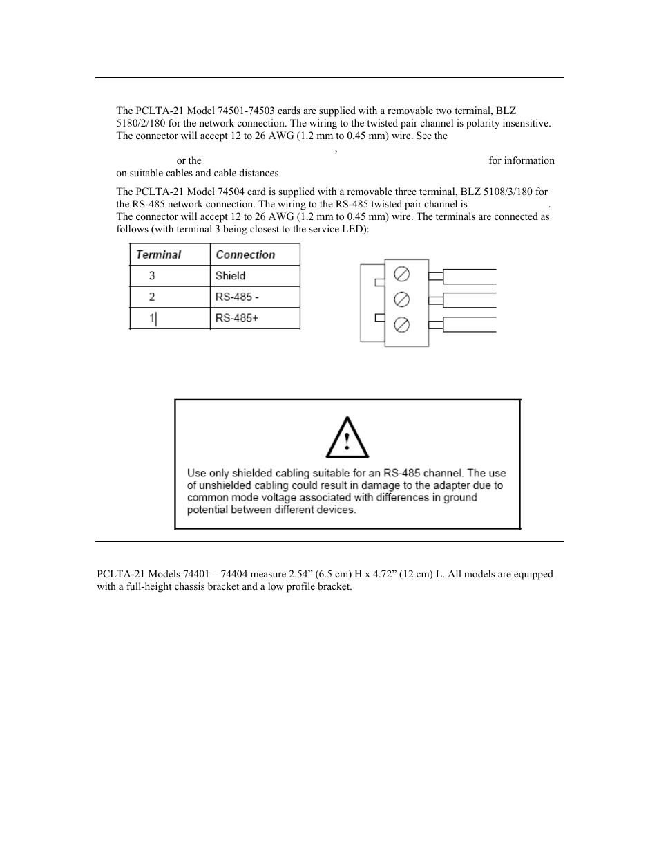 Network connector, Mechanical considerations | Echelon PCLTA Network Interface User Manual | Page 19 / 24