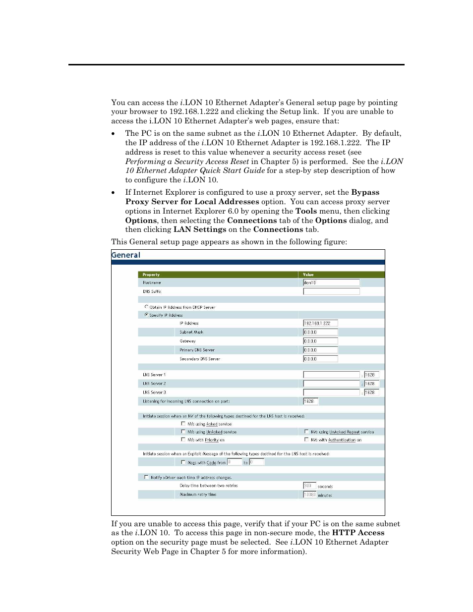 Echelon i.LON 10 Ethernet Adapter User Manual | Page 20 / 82