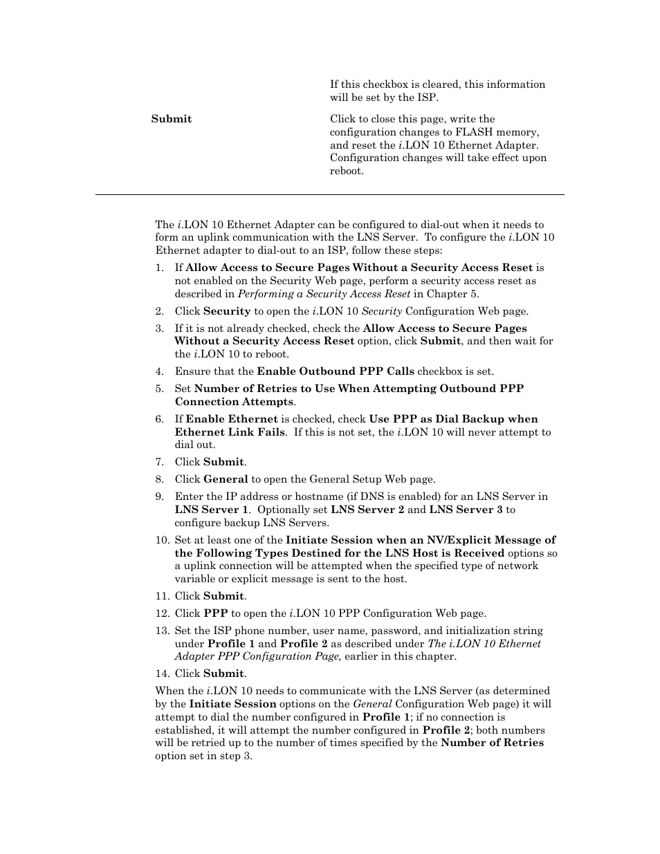 Echelon i.LON 10 Ethernet Adapter User Manual | Page 30 / 82