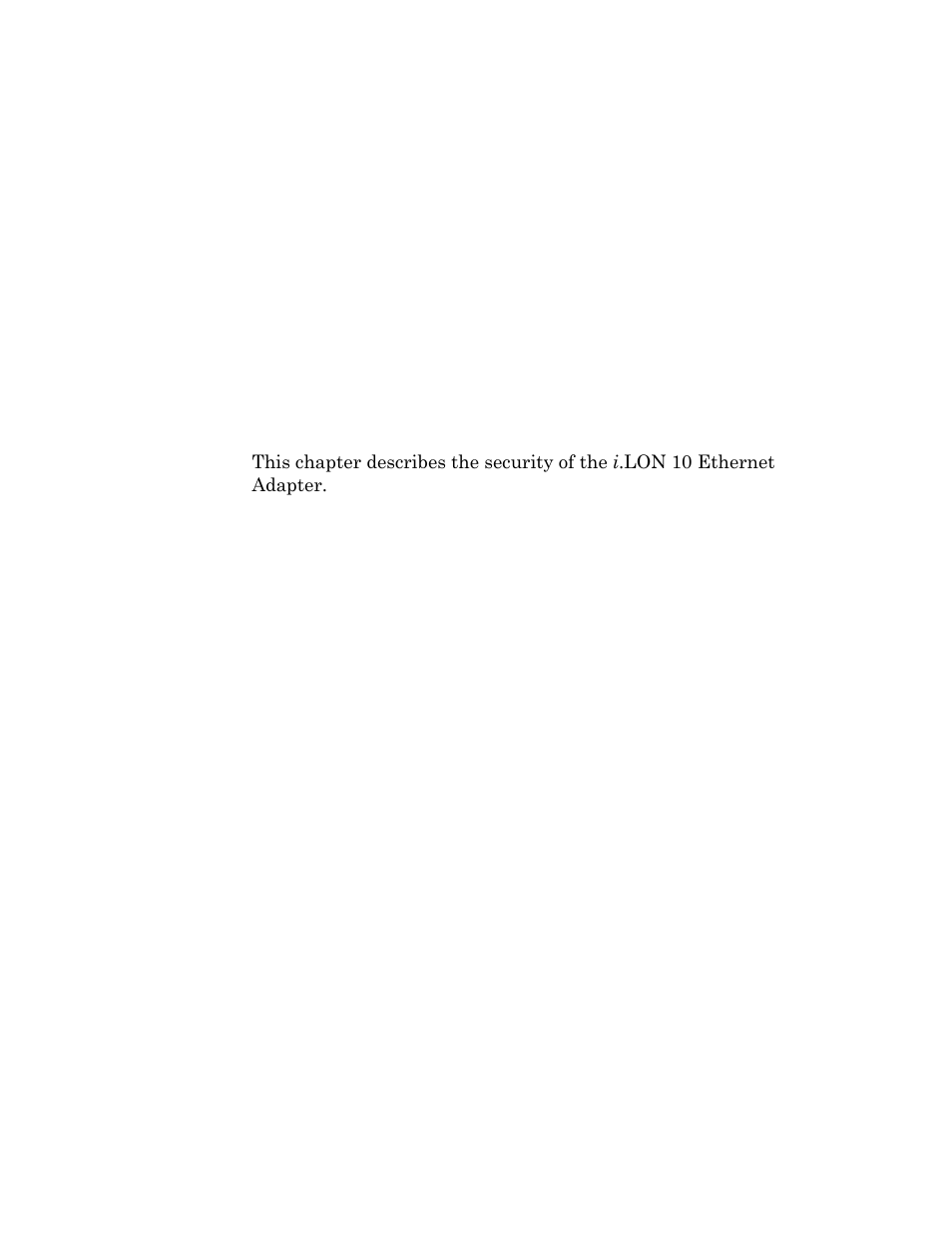 5 i.lon 10 ethernet adapter security, 5 i .lon 10 ethernet adapter security -1, 5) is | Apter 5 for m, Ter 5, I .lon 10 ethernet adapter security | Echelon i.LON 10 Ethernet Adapter User Manual | Page 41 / 82