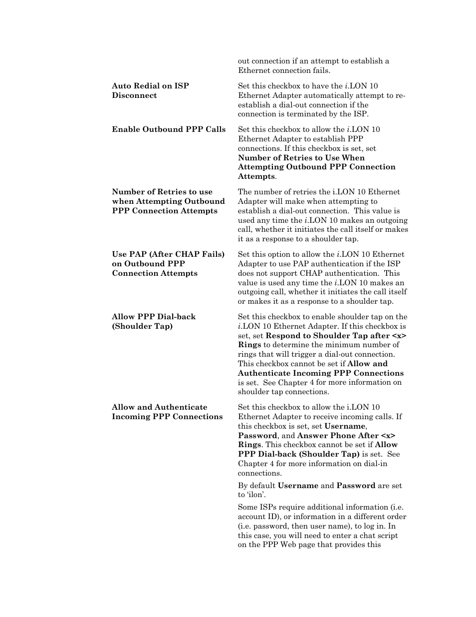 Securing the i.lon 10 ethernet adapter -6 | Echelon i.LON 10 Ethernet Adapter User Manual | Page 45 / 82