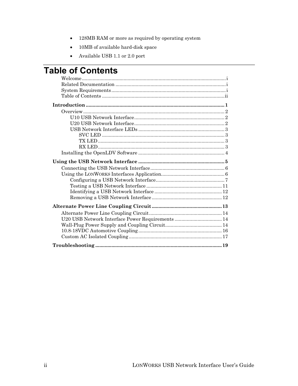 Echelon LonWorks USB Network Interface User Manual | Page 6 / 27