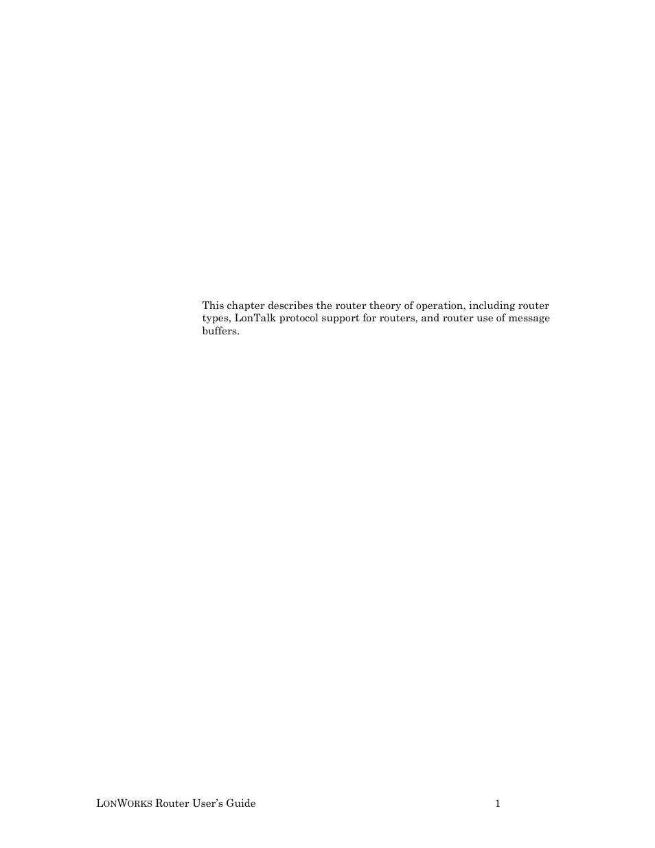 Introduction to lonworks routers, Introduction to l, Routers | Orks | Echelon LonWorks Router User Manual | Page 11 / 129