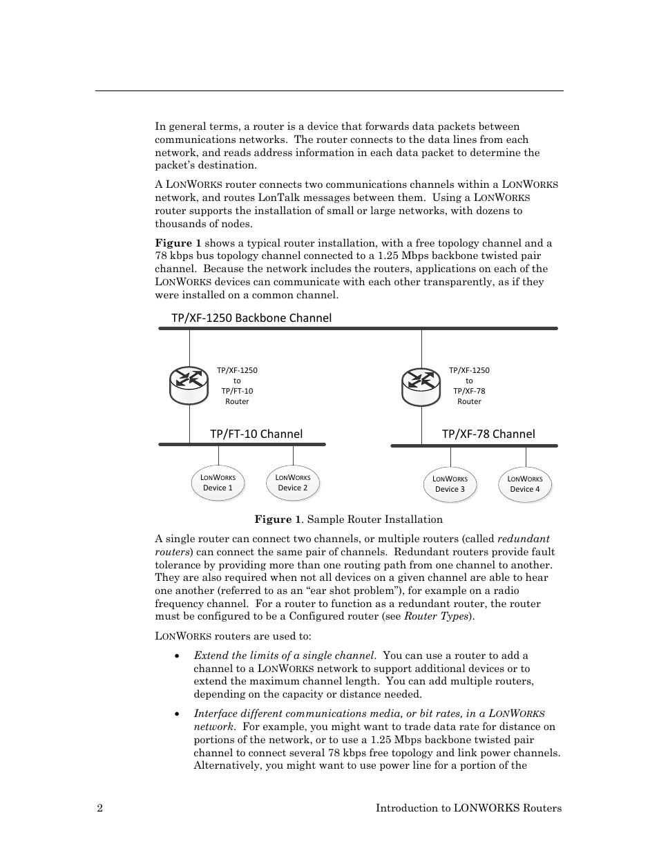 Introduction | Echelon LonWorks Router User Manual | Page 12 / 129