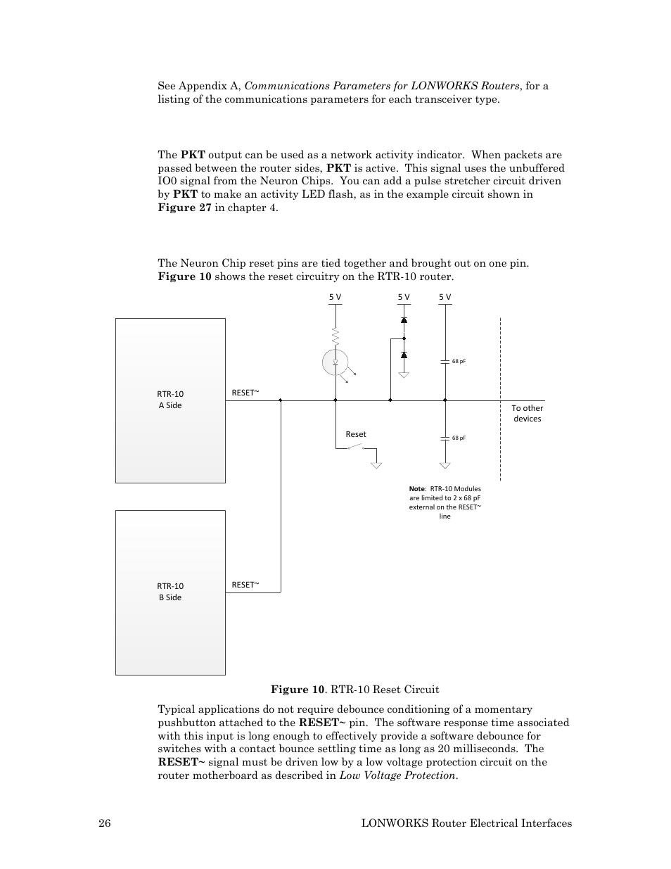 Reset | Echelon LonWorks Router User Manual | Page 36 / 129