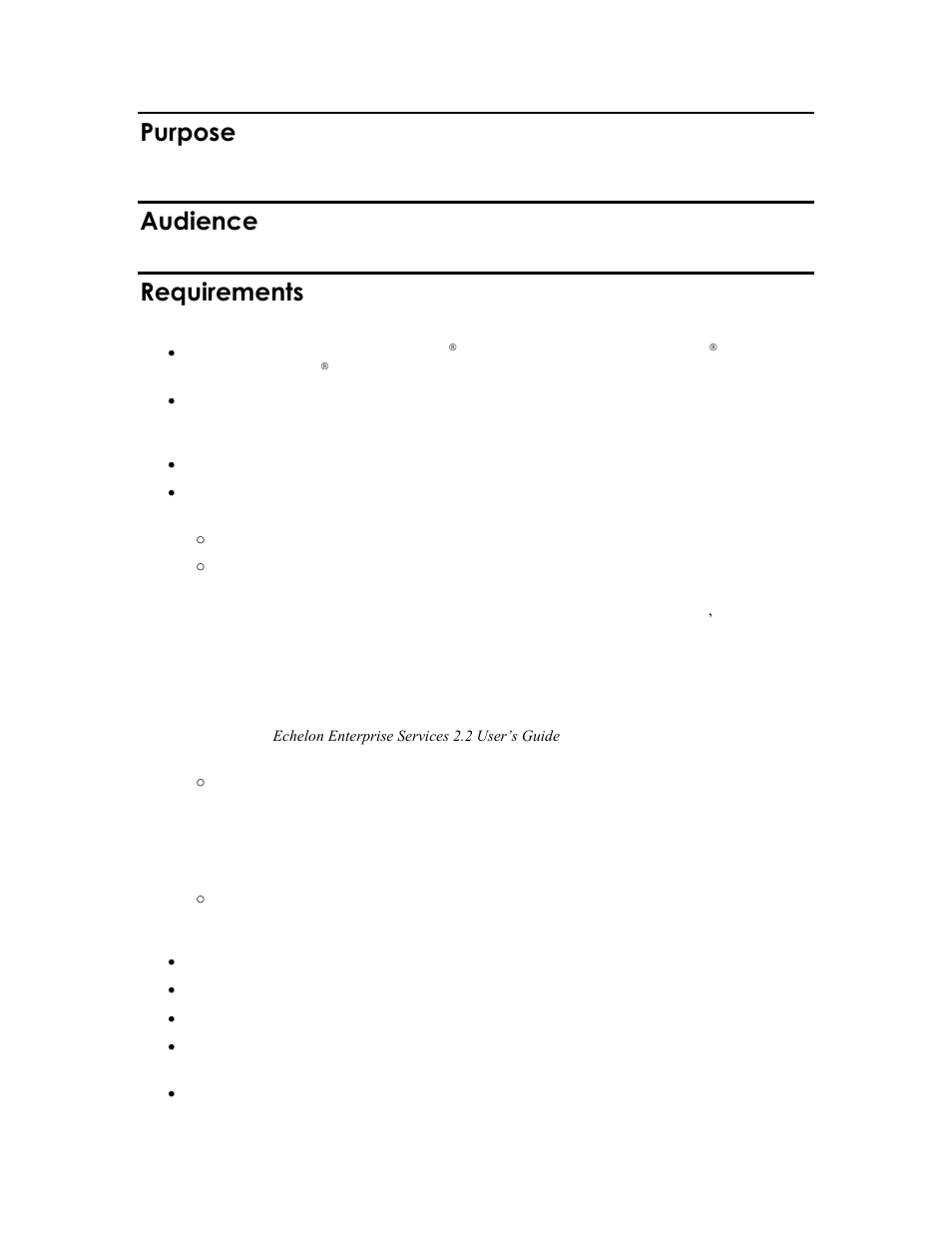 Purpose, Audience, Requirements | Echelon SmartServer 2.2 User Manual | Page 11 / 560