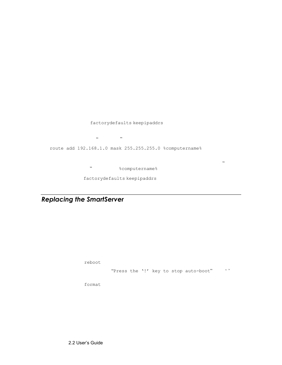 Replacing the smartserver | Echelon SmartServer 2.2 User Manual | Page 120 / 560