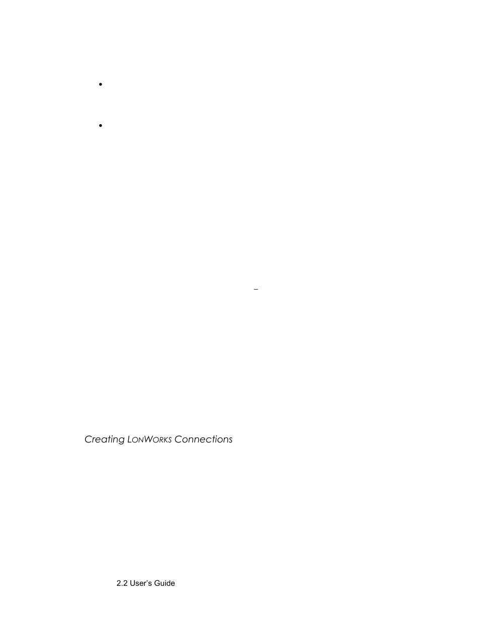 Creating lonworks connections, Creating l, Orks | Connections | Echelon SmartServer 2.2 User Manual | Page 176 / 560