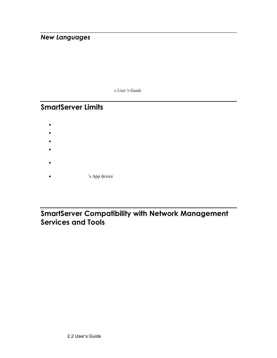 New languages, Smartserver limits | Echelon SmartServer 2.2 User Manual | Page 22 / 560