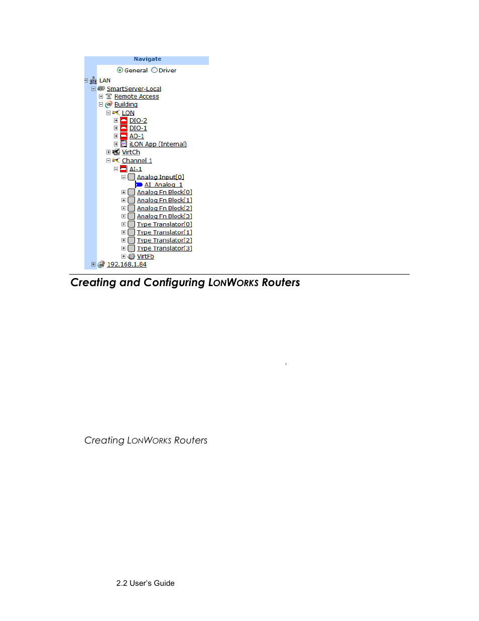 Creating and configuring lonworks routers, Creating lonworks routers, Creating and configuring l | Orks, Routers, Creating l, See creating and configuring l | Echelon SmartServer 2.2 User Manual | Page 246 / 560