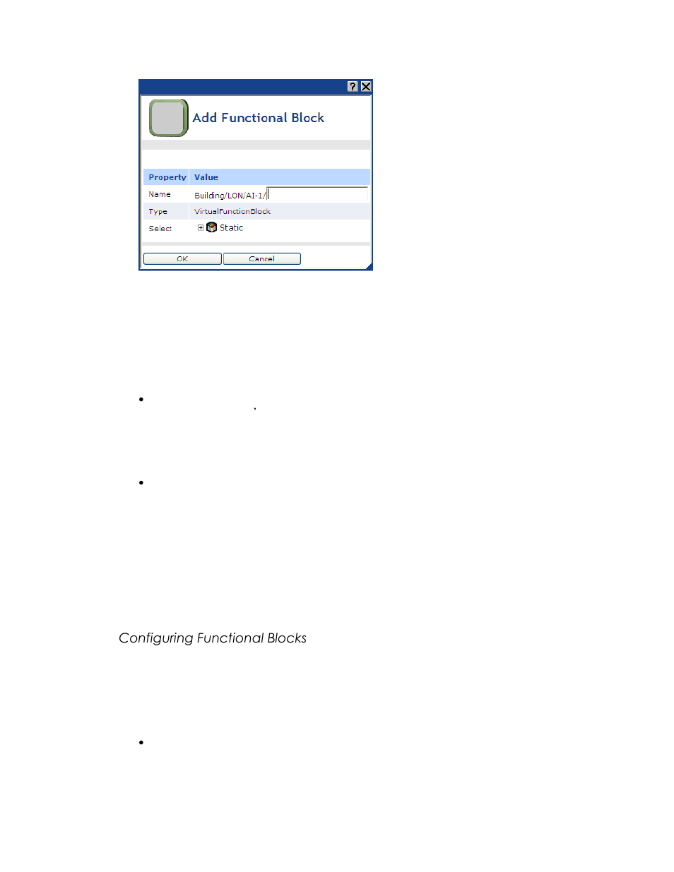 Configuring functional blocks | Echelon SmartServer 2.2 User Manual | Page 253 / 560