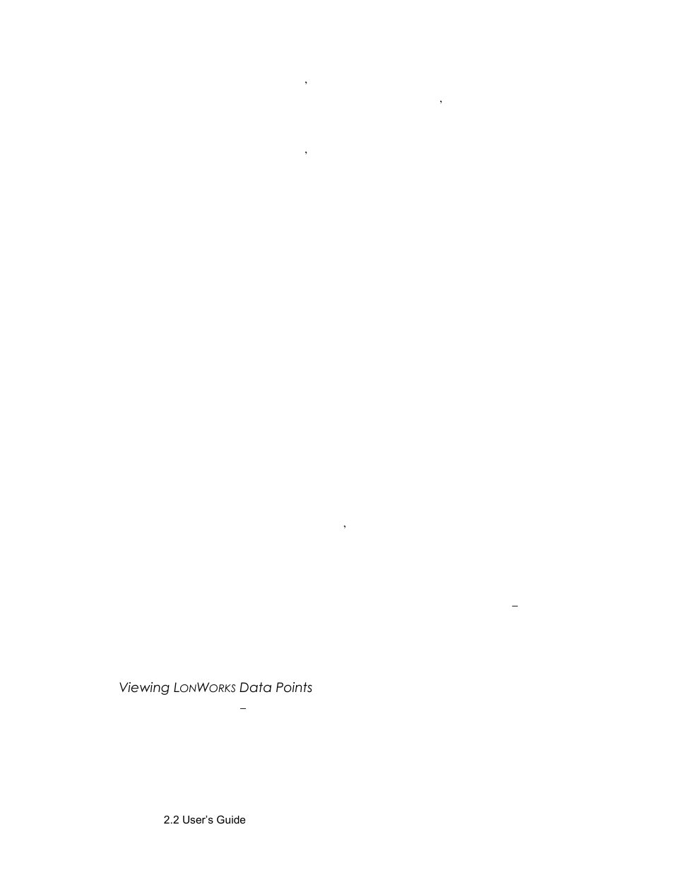 Viewing lonworks data points, Viewing l, Orks | Data points, See connecting l, With l, Connections | Echelon SmartServer 2.2 User Manual | Page 266 / 560