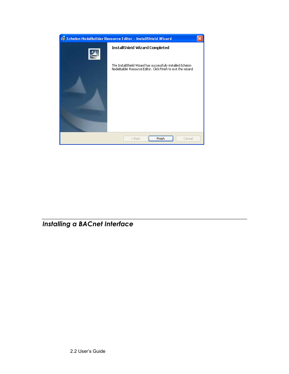 Installing a bacnet interface | Echelon SmartServer 2.2 User Manual | Page 34 / 560