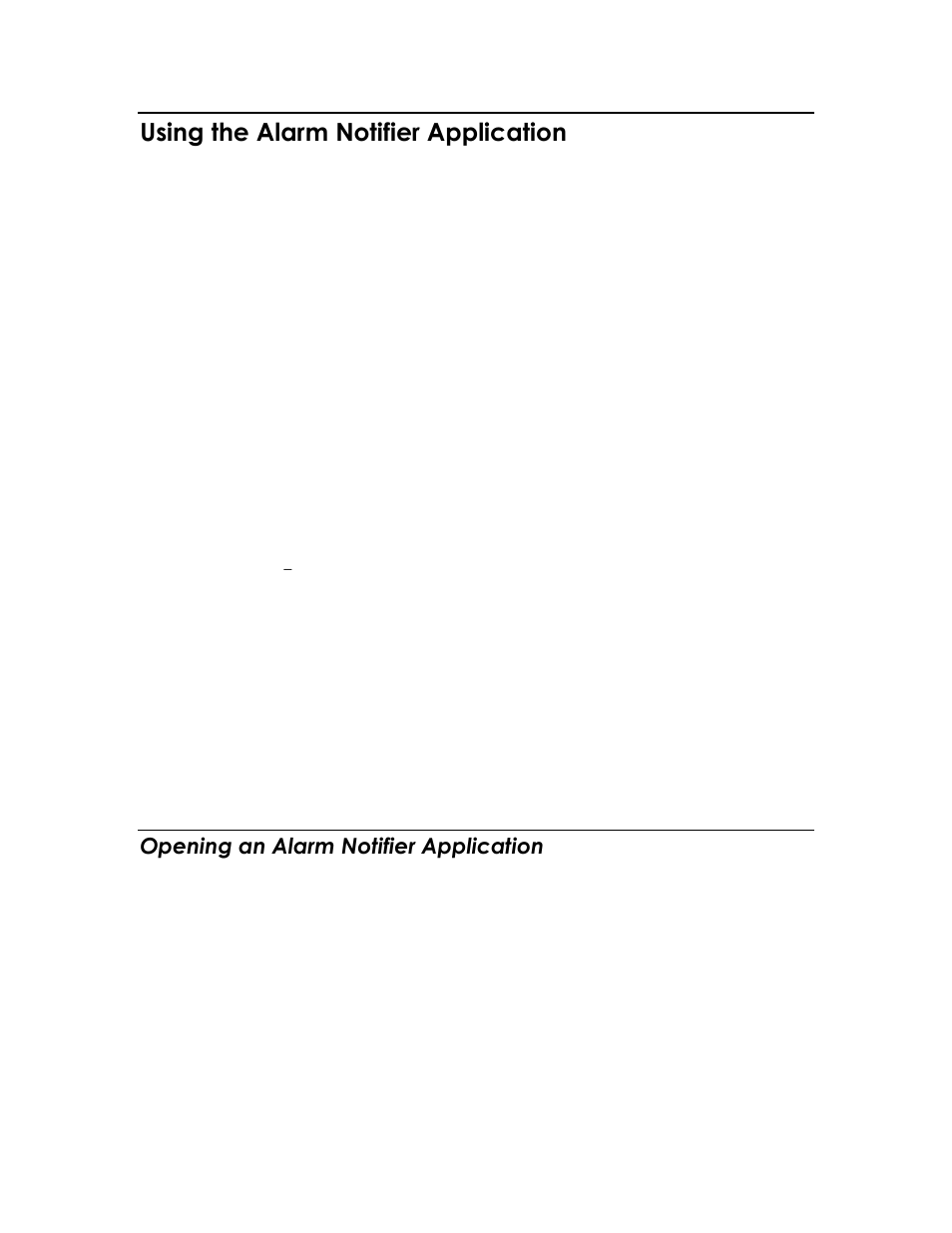 Using the alarm notifier application, Opening an alarm notifier application | Echelon SmartServer 2.2 User Manual | Page 341 / 560