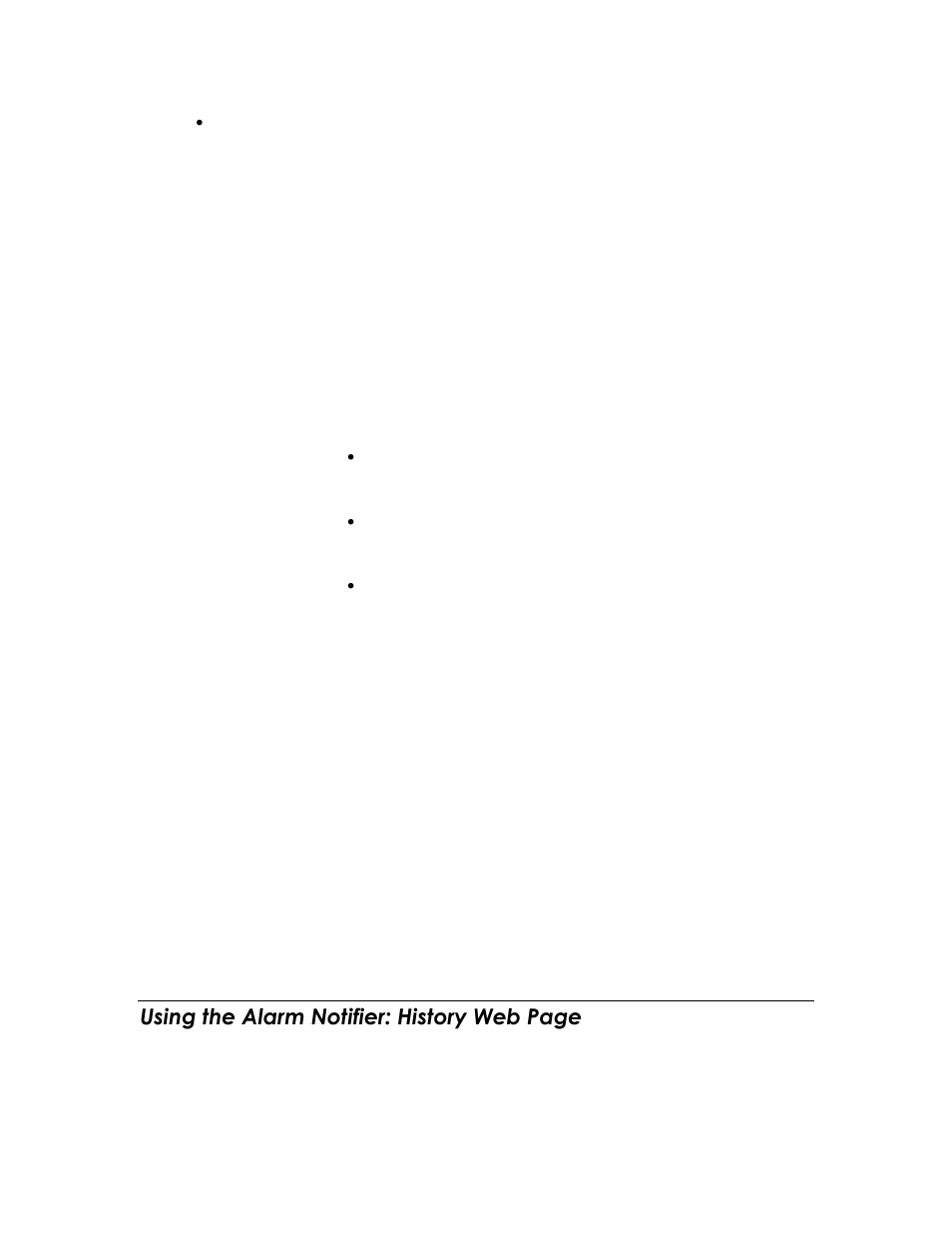Using the alarm notifier: history web page | Echelon SmartServer 2.2 User Manual | Page 353 / 560