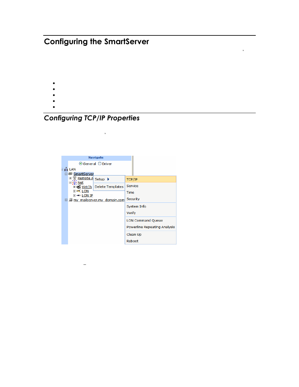 Configuring the smartserver, Configuring tcp/ip properties, Configure the smartserver | Echelon SmartServer 2.2 User Manual | Page 41 / 560