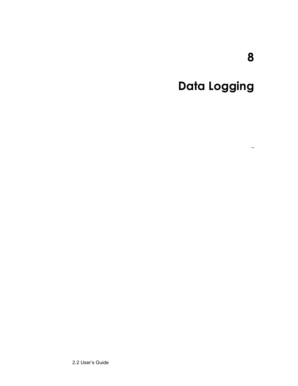 Data logging, Data logger, Chapter 8, data logging | 8data logging | Echelon SmartServer 2.2 User Manual | Page 410 / 560