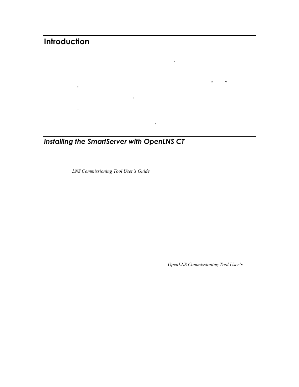 Introduction, Installing the smartserver with openlns ct | Echelon SmartServer 2.2 User Manual | Page 481 / 560