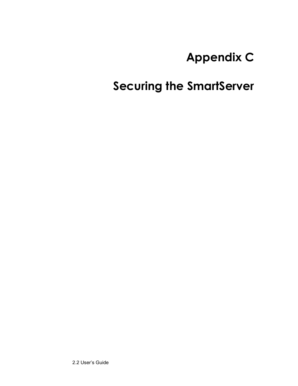 Securing the smartserver, Appendix c securing the smartserver, E i.lon 100 web server and security parameters | Echelon SmartServer 2.2 User Manual | Page 520 / 560
