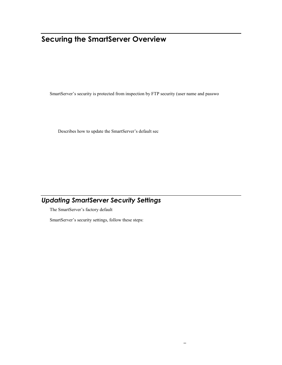 Securing the smartserver overview, Updating smartserver security settings | Echelon SmartServer 2.2 User Manual | Page 521 / 560