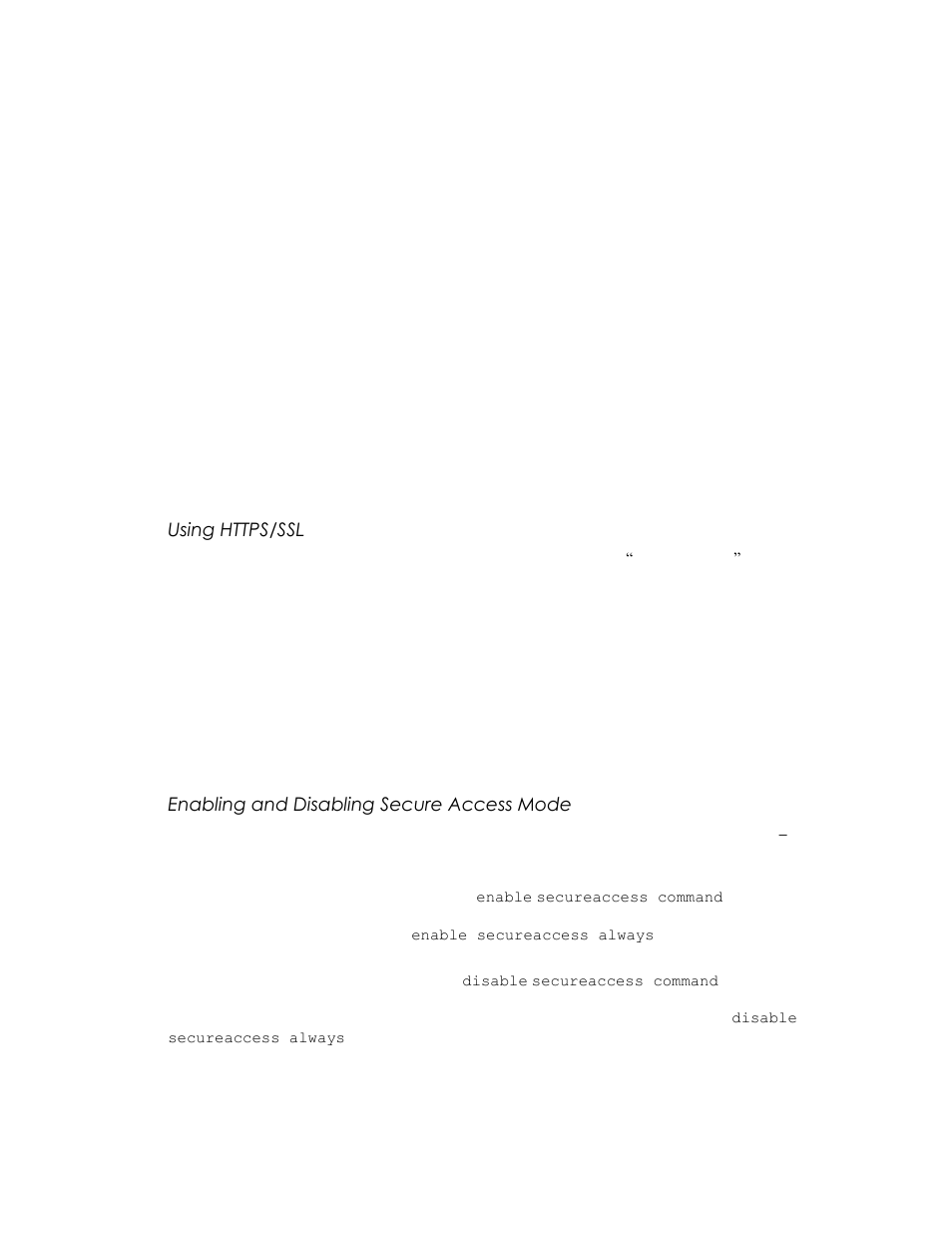 Using https/ssl, Enabling and disabling secure access mode | Echelon SmartServer 2.2 User Manual | Page 53 / 560