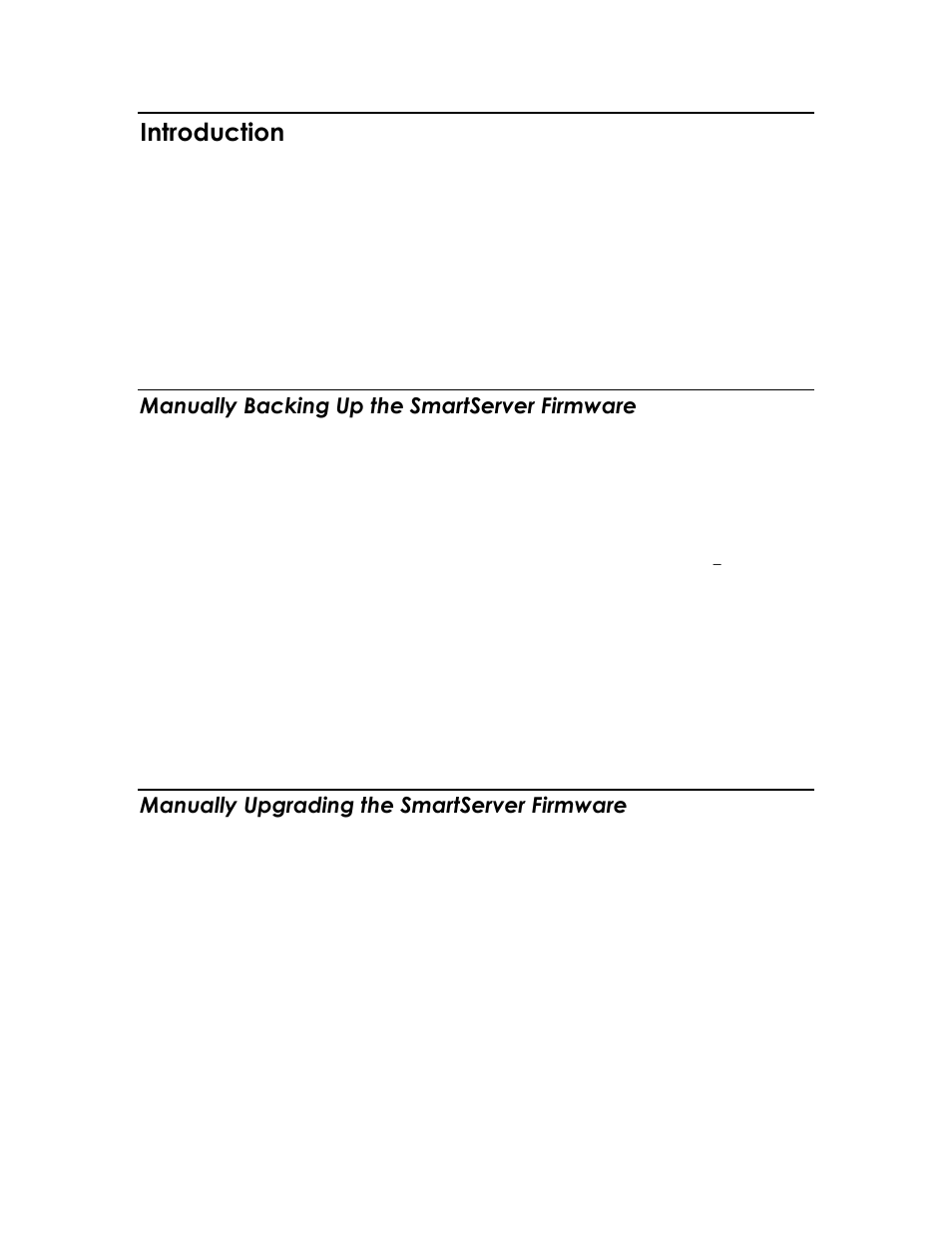 Introduction, Manually backing up the smartserver firmware, Manually upgrading the smartserver firmware | Echelon SmartServer 2.2 User Manual | Page 541 / 560