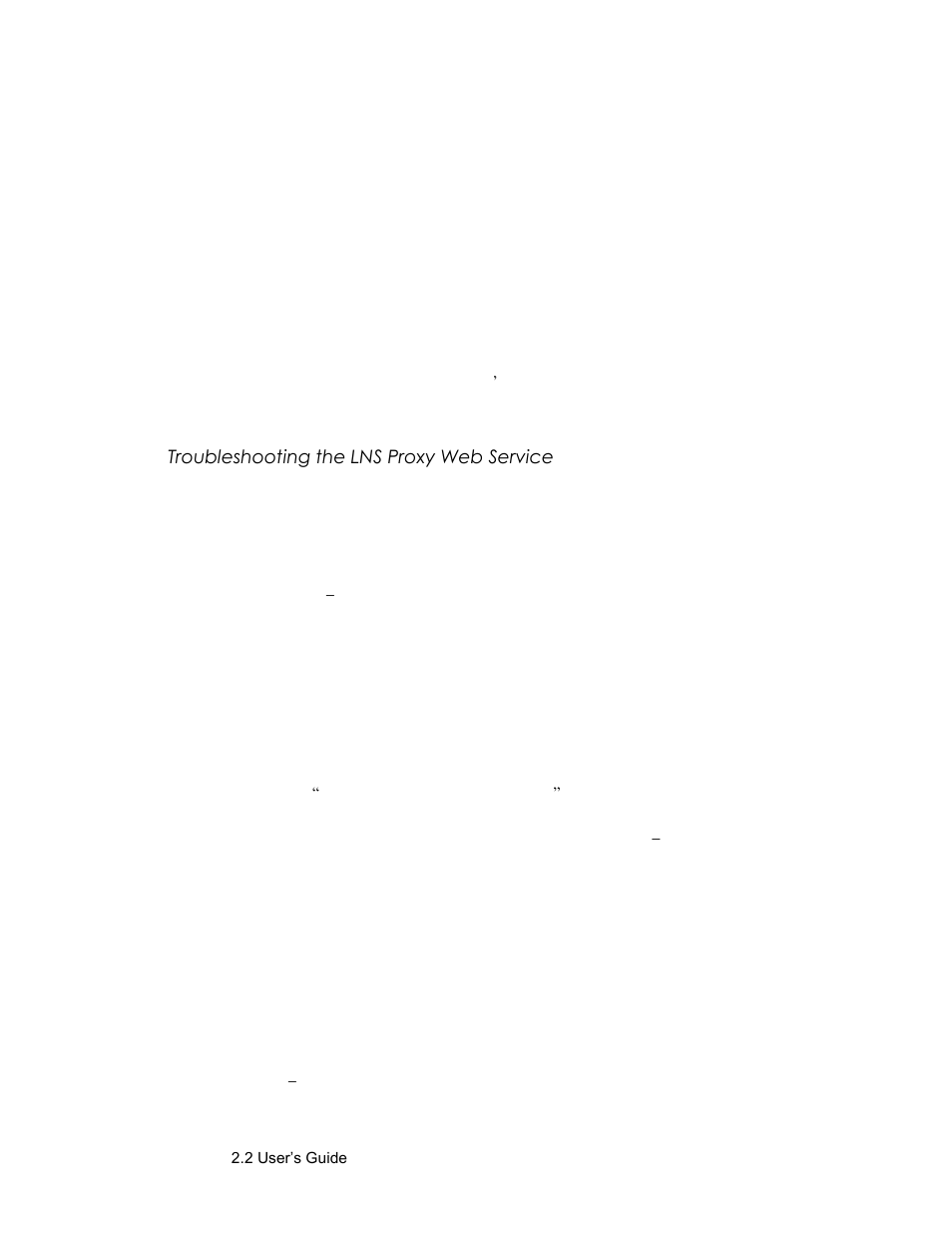 Troubleshooting the lns proxy web service | Echelon SmartServer 2.2 User Manual | Page 72 / 560