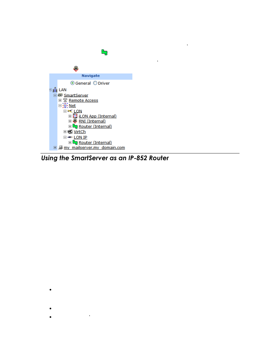Using the smartserver as an ip-852 router | Echelon SmartServer 2.2 User Manual | Page 83 / 560