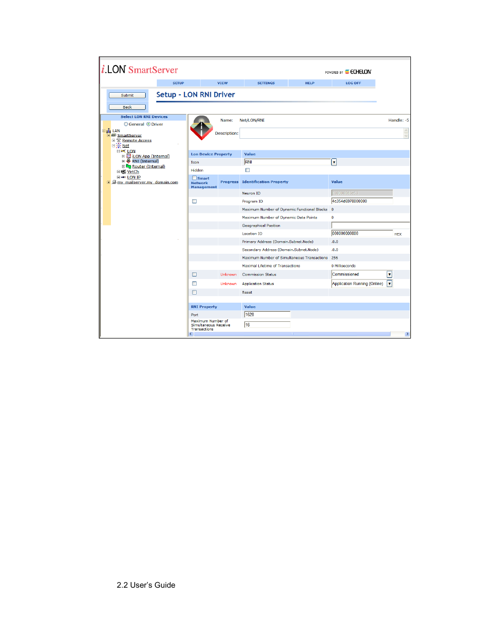 Echelon SmartServer 2.2 User Manual | Page 98 / 560