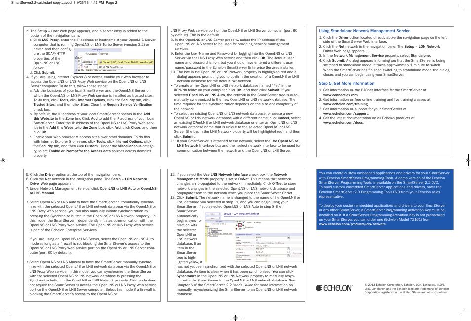 Echelon SmartServer 2.2 User Manual | Page 2 / 2