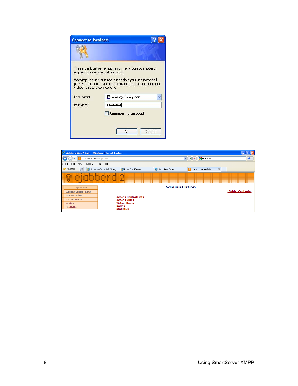Step 2: configuring the smartserver xmpp client | Echelon SmartServer XMPP Client User Manual | Page 16 / 34