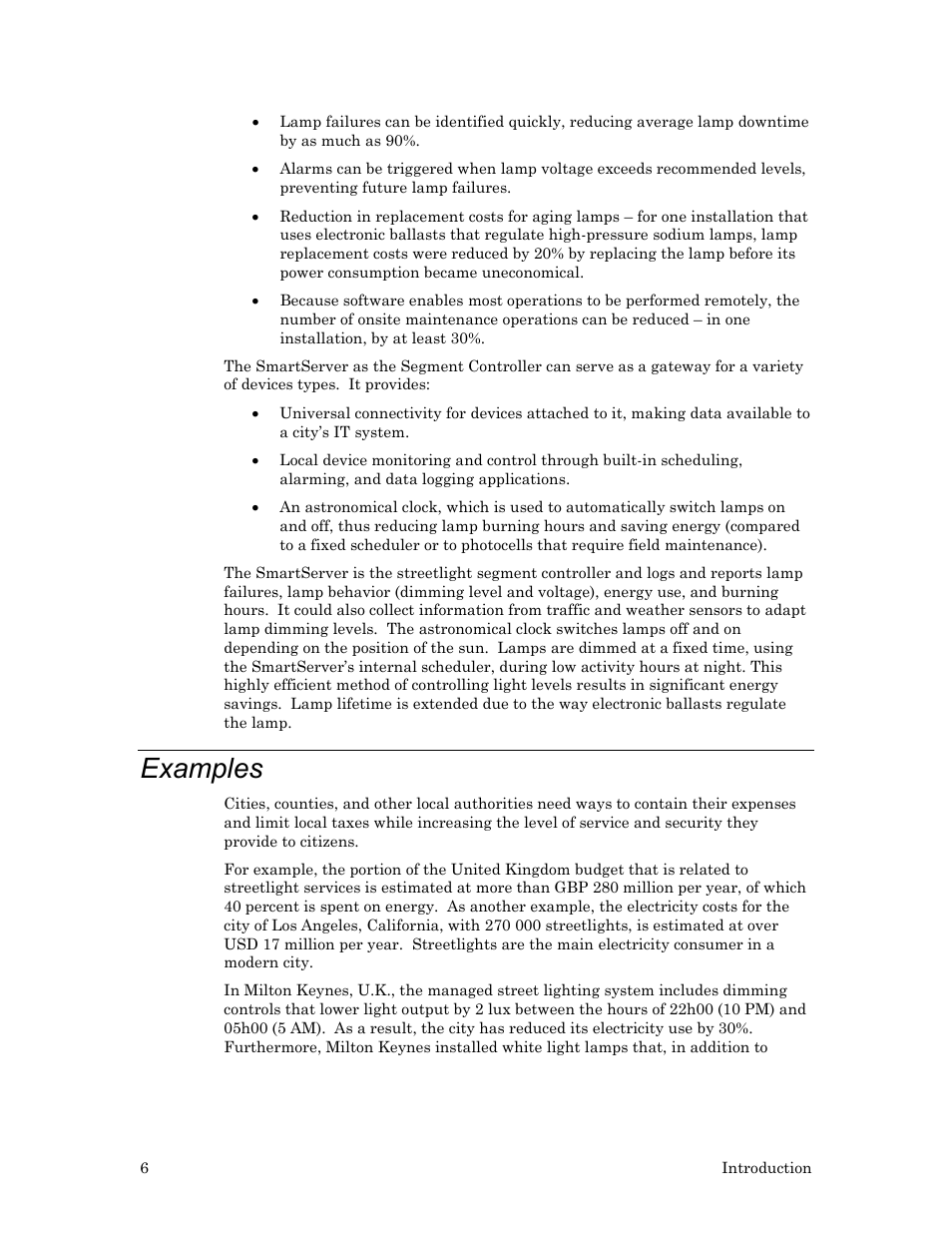 Examples | Echelon Lumewave CRD 3000 Street Light Bridge User Manual | Page 16 / 124