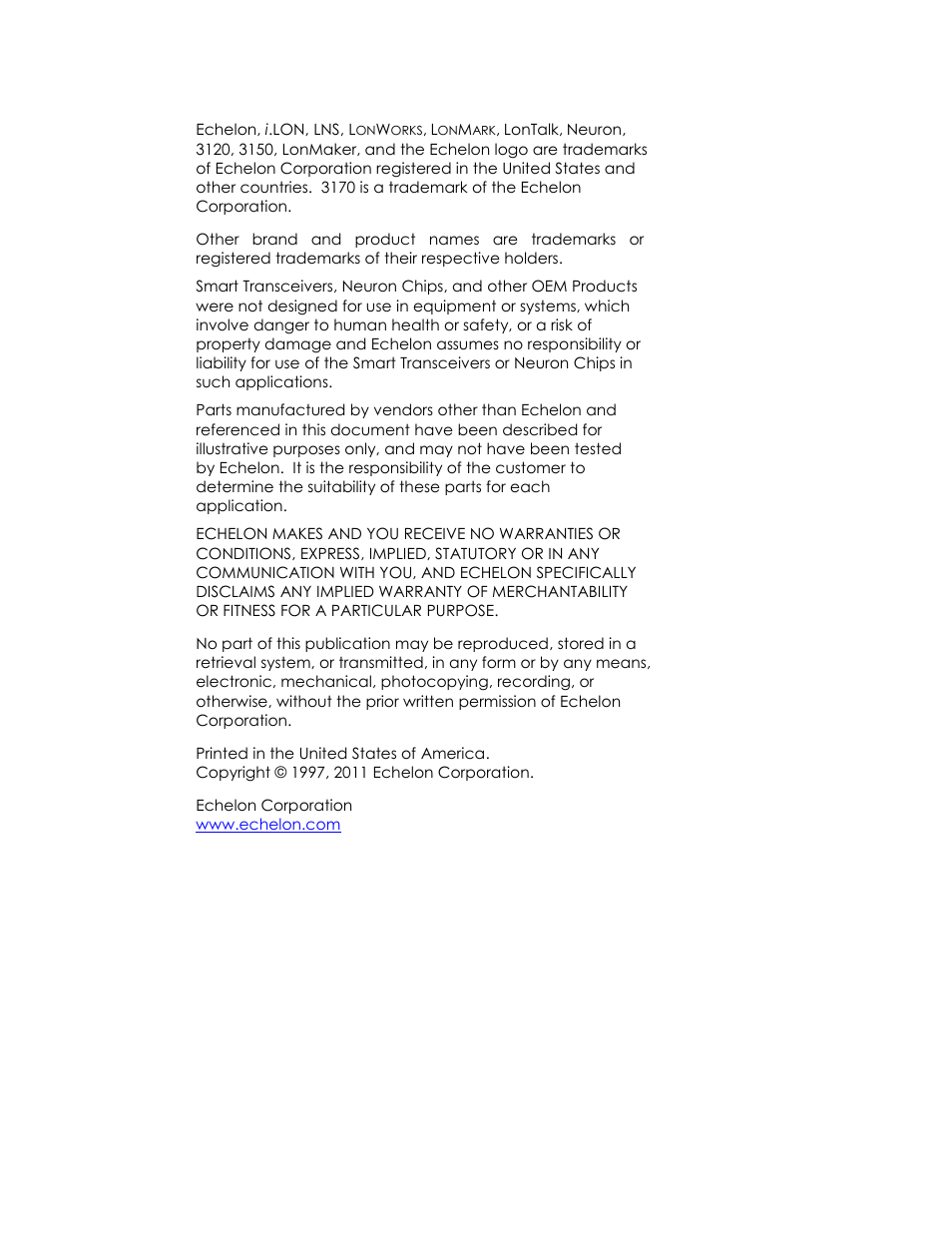 Echelon Lumewave CRD 3000 Street Light Bridge User Manual | Page 2 / 124