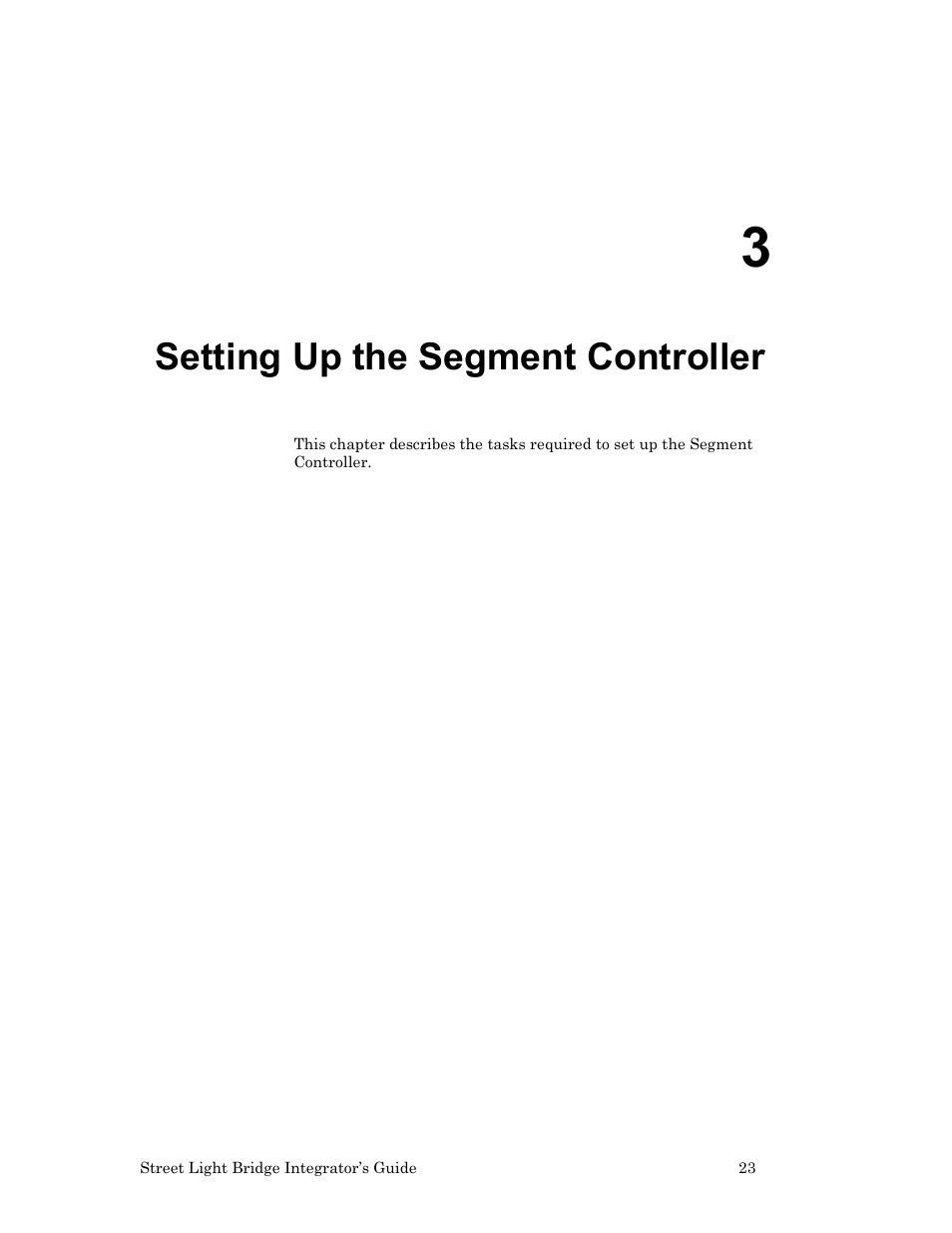 Setting up the segment controller, 3, setting up the segment controller, 3, setting up the segment | Controller, 23) a | Echelon Lumewave CRD 3000 Street Light Bridge User Manual | Page 33 / 124