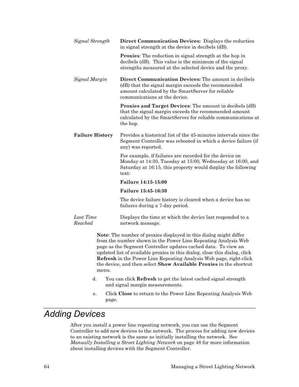 Adding devices | Echelon Lumewave CRD 3000 Street Light Bridge User Manual | Page 74 / 124