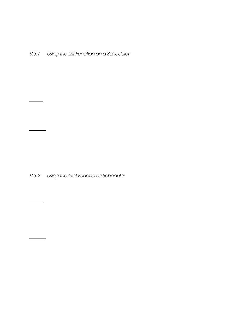 1 using the list function on a scheduler, 2 using the get function a scheduler, Using the list function on a scheduler -4 | Using the get function a scheduler -4, Using the list function on a scheduler, Using the get function a scheduler | Echelon i.LON SmartServer 2.0 User Manual | Page 135 / 443