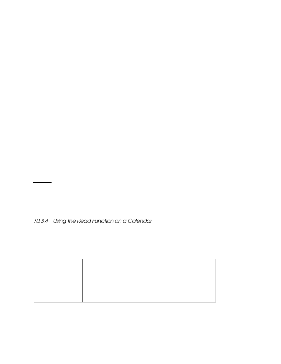 4 using the read function on a calendar, Using the read function on a calendar -13, Using the read function on a calendar | Echelon i.LON SmartServer 2.0 User Manual | Page 163 / 443