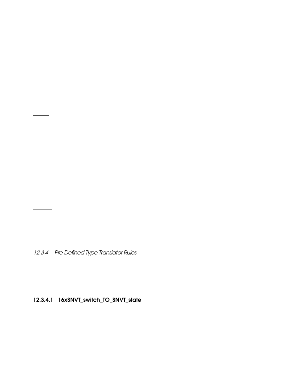 4 pre defined type translator rules, 1 16xsnvt_switch_to_snvt_state, Pre-defined type translator rules -6 | Pre-defined type translator rules | Echelon i.LON SmartServer 2.0 User Manual | Page 178 / 443