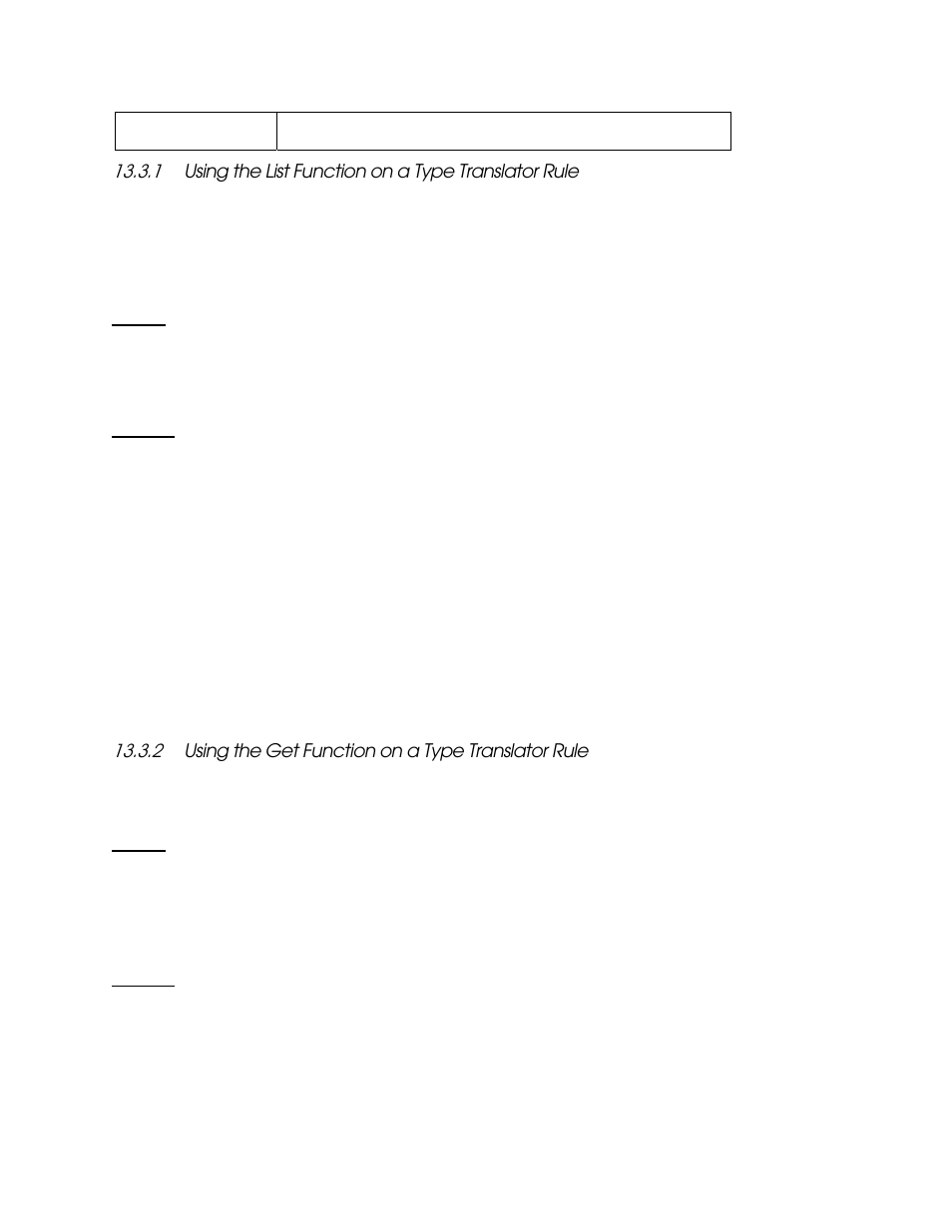 2 using the get function on a type translator rule, Using the list function on a type translator rule, Using the get function on a type translator rule | Echelon i.LON SmartServer 2.0 User Manual | Page 191 / 443