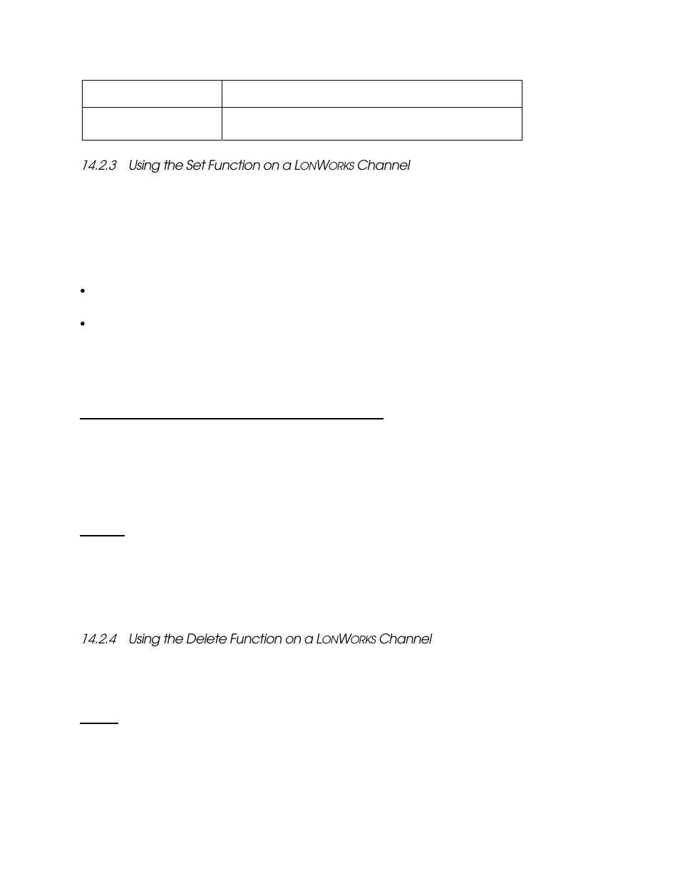 3 using the set function on a lonworks channel, 4 using the delete function on a lonworks channel, Using the set function on a l | Orks, Channel -16, Using the delete function on a l | Echelon i.LON SmartServer 2.0 User Manual | Page 216 / 443