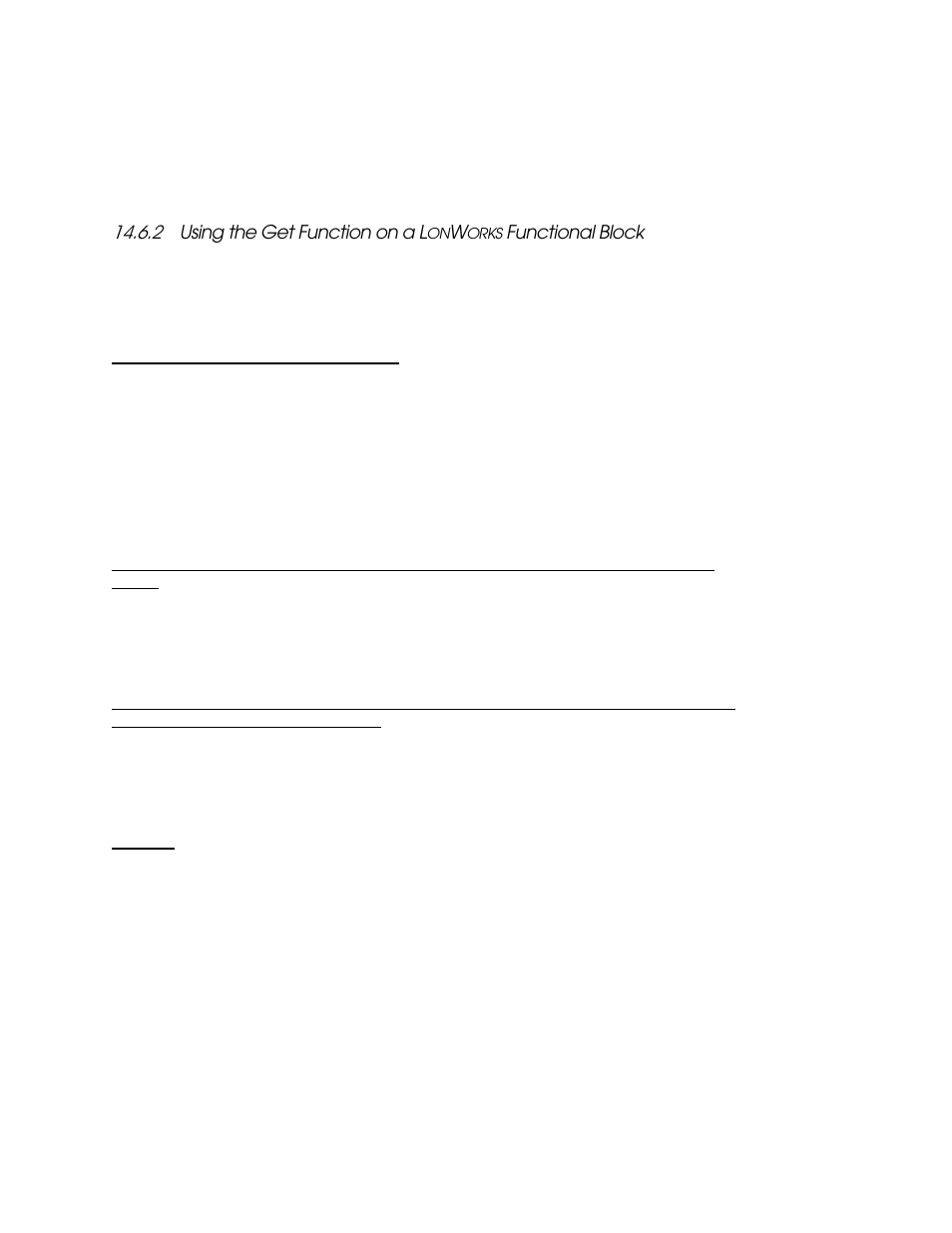 Using the get function on a l, Orks, Functional block -36 | Functional block | Echelon i.LON SmartServer 2.0 User Manual | Page 236 / 443