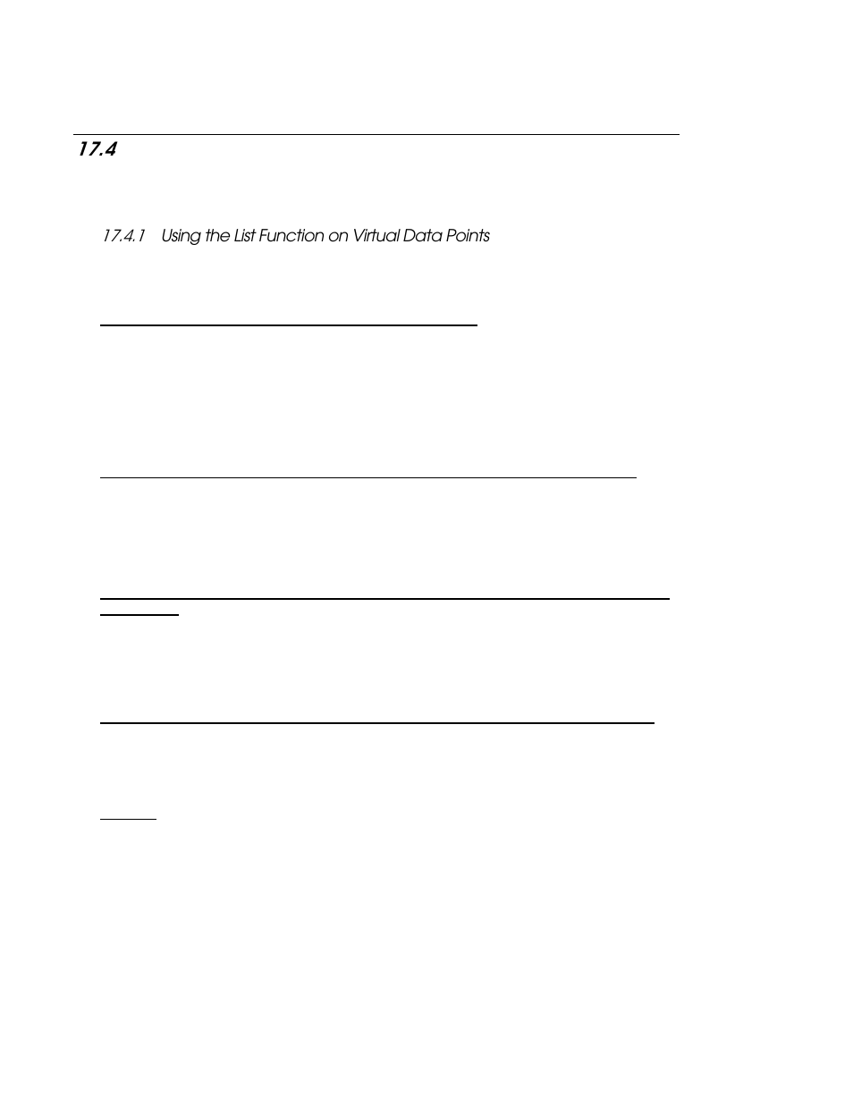 4 virtual data points, 1 using the list function on virtual data points, Virtual data points -8 | Using the list function on virtual data points -8, Virtual data points | Echelon i.LON SmartServer 2.0 User Manual | Page 291 / 443
