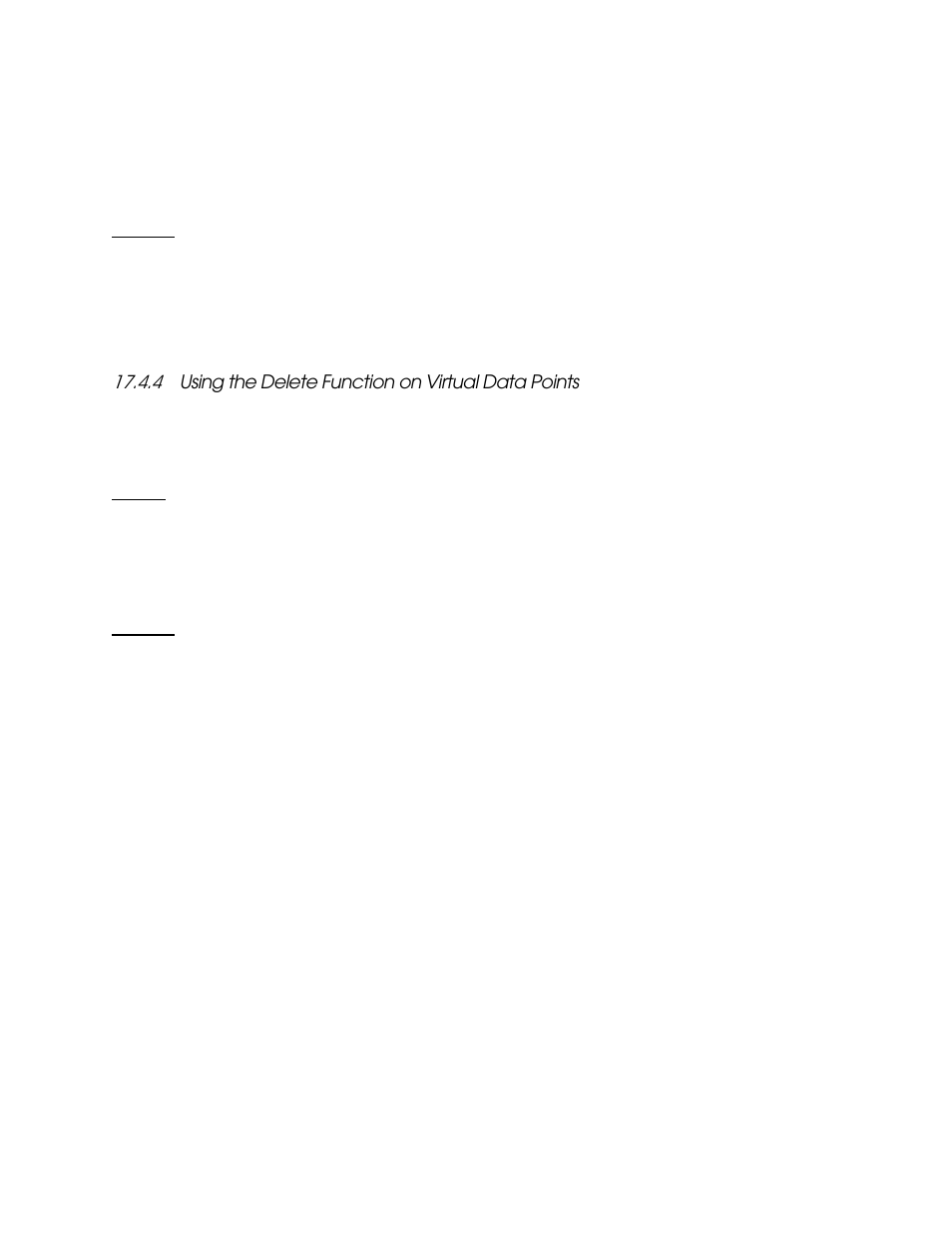 4 using the delete function on virtual data points, Using the delete function on virtual data points | Echelon i.LON SmartServer 2.0 User Manual | Page 295 / 443