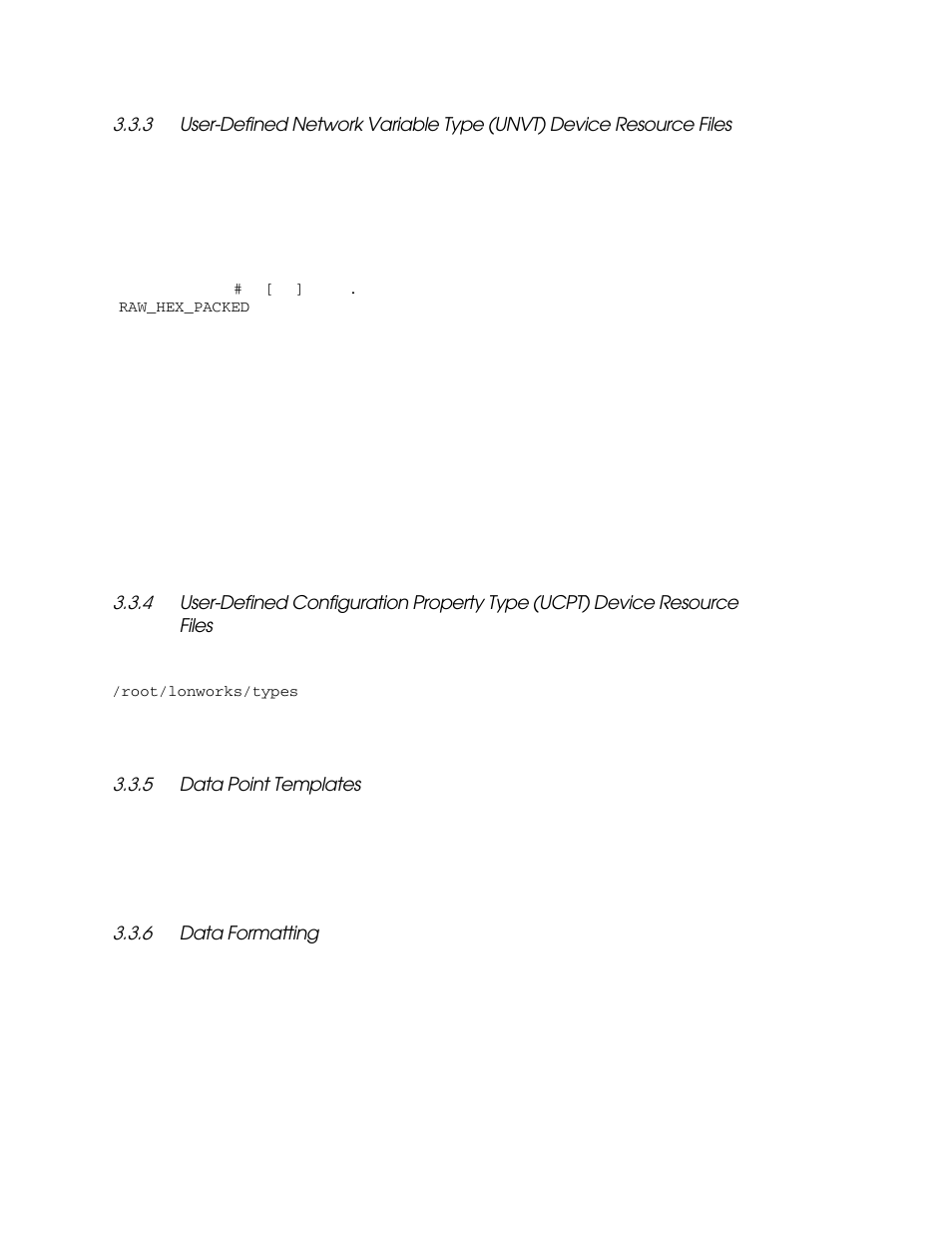 5 data point templates, 6 data formatting, Data point templates -4 | Data formatting -4 | Echelon i.LON SmartServer 2.0 User Manual | Page 37 / 443