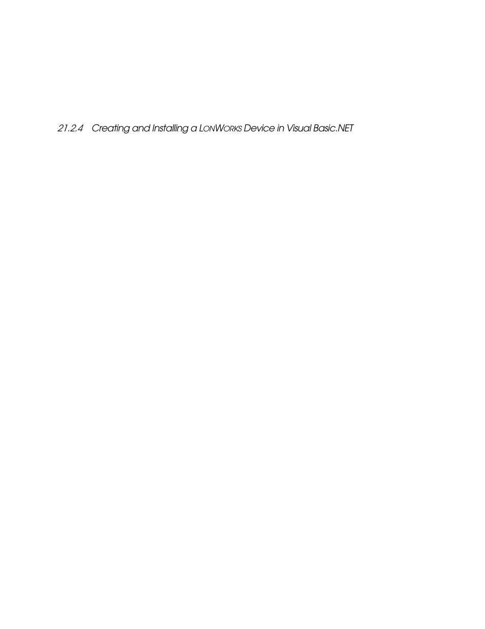 Creating and installing a l, Orks, Device in | Visual basic.net -42, Basic.net | Echelon i.LON SmartServer 2.0 User Manual | Page 394 / 443