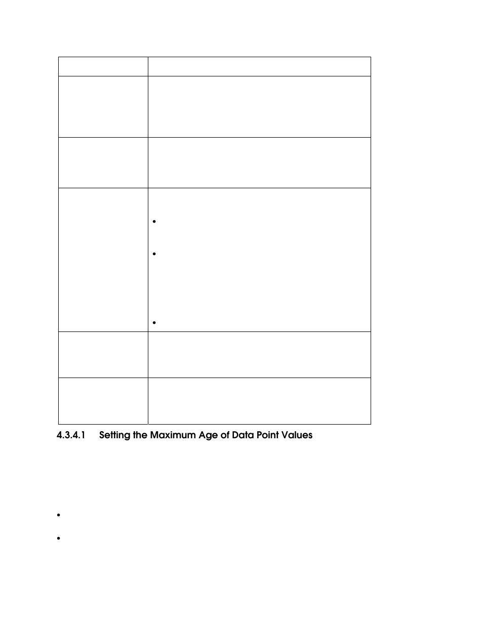 1 setting the maximum age of data point values | Echelon i.LON SmartServer 2.0 User Manual | Page 55 / 443