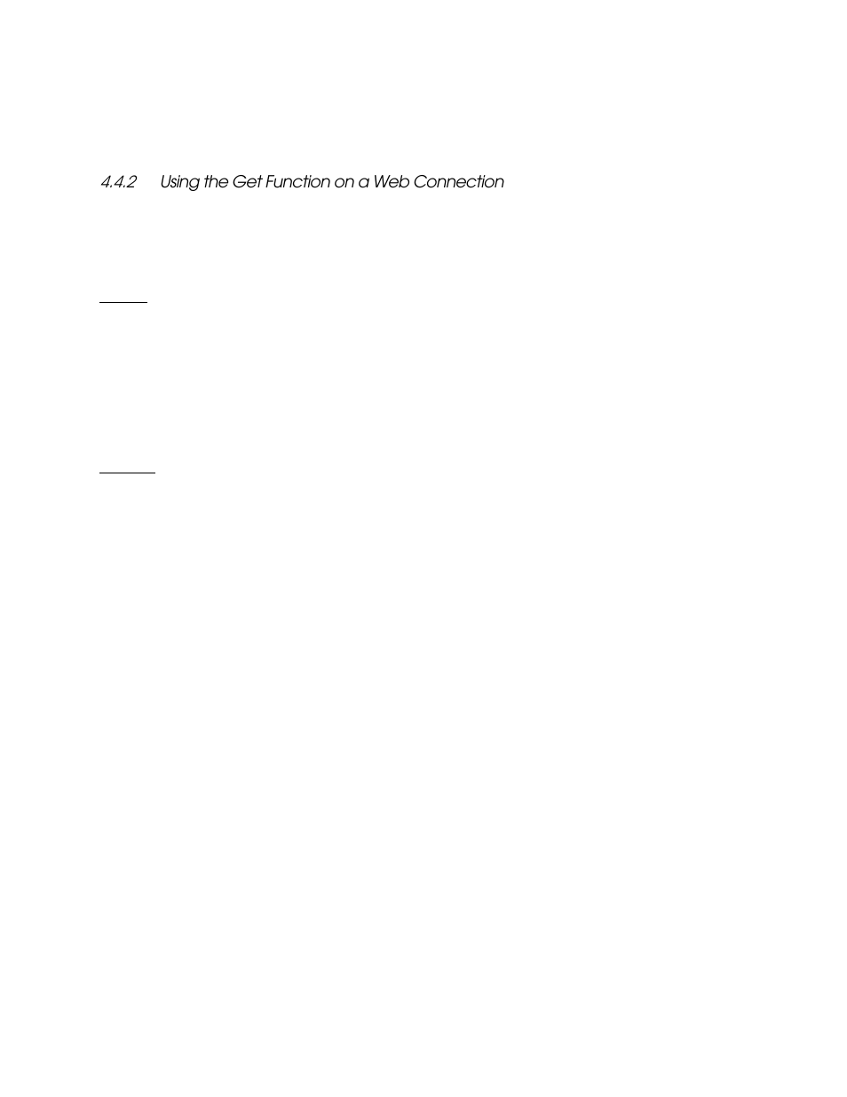 2 using the get function on a web connection, Using the get function on a web connection -21, Using the get function on a web connection | Echelon i.LON SmartServer 2.0 User Manual | Page 62 / 443